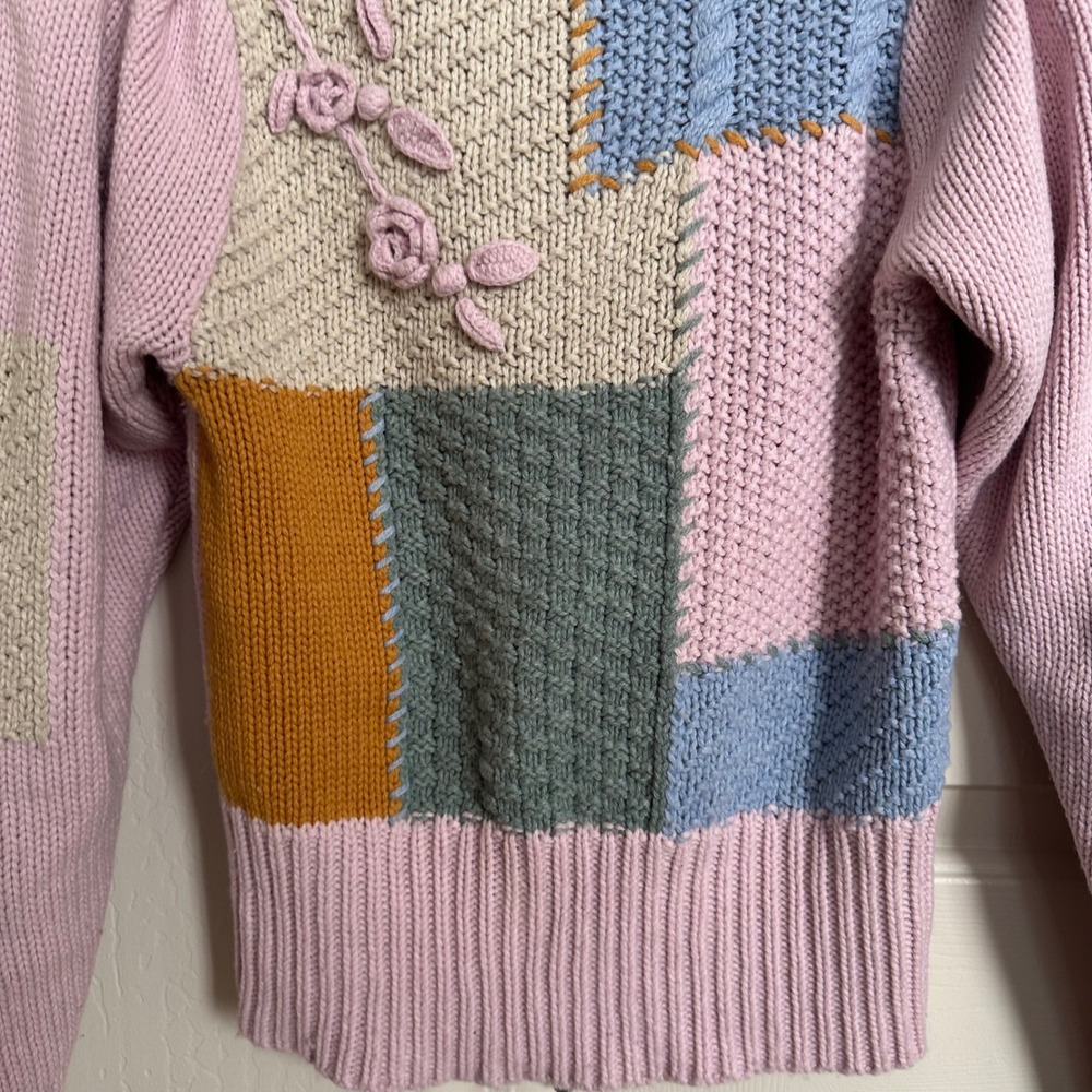 LoveShackFancy‎ Allan Patchwork Appliqué Turtlene… - image 5